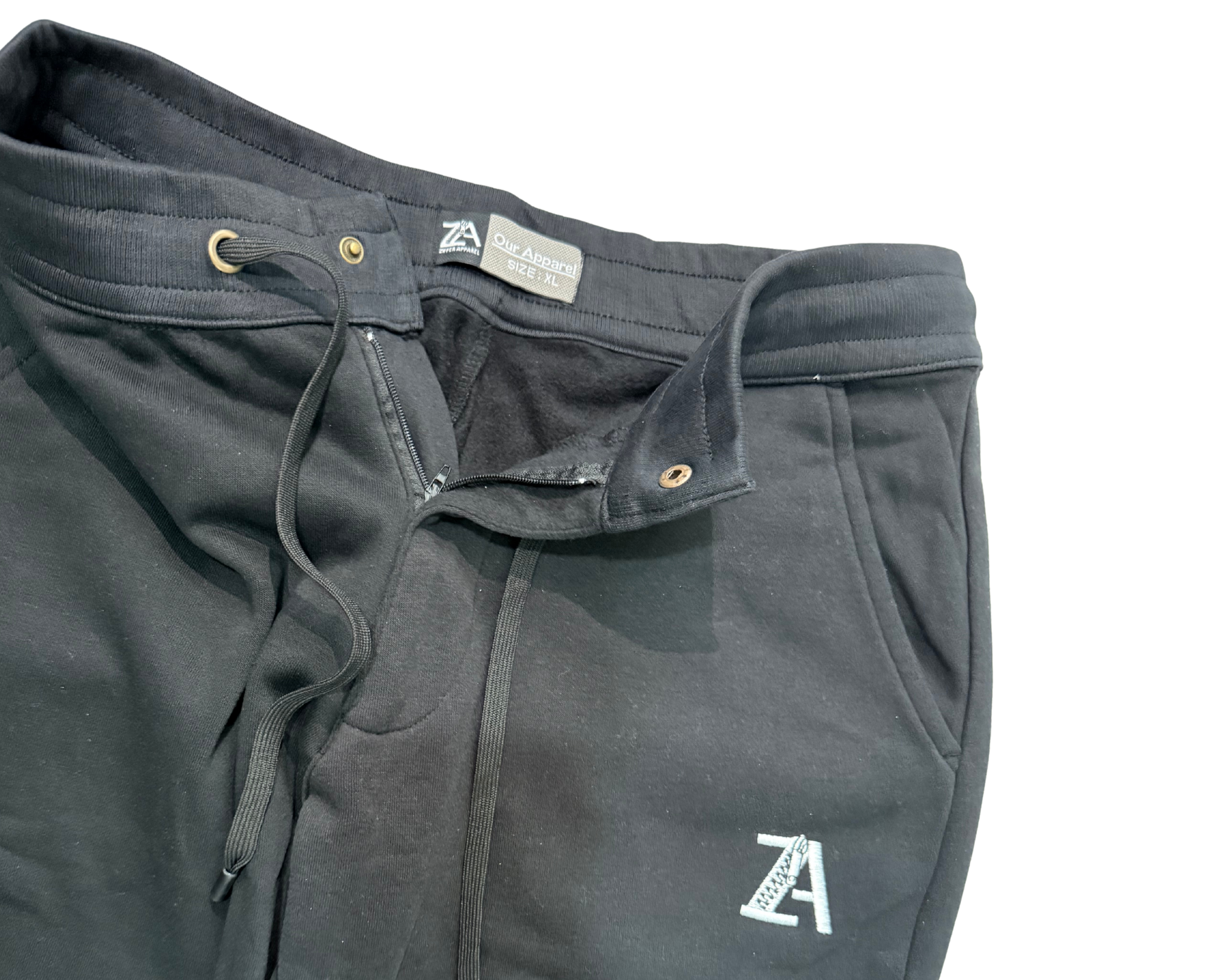 ZWEATS Zipper Sweatpants (tapered joggers)