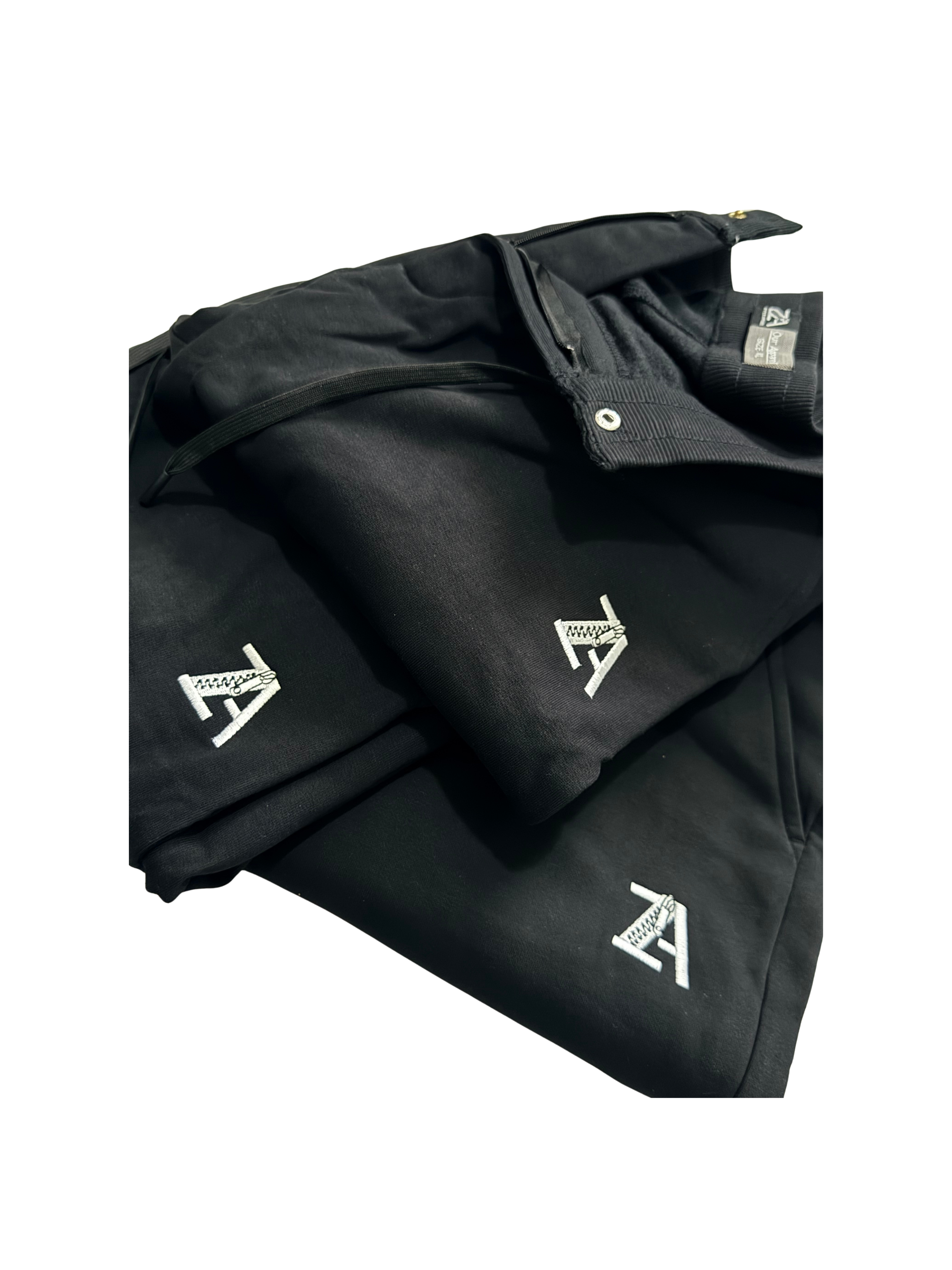 ZWEATS Zipper Sweatpants (tapered joggers)