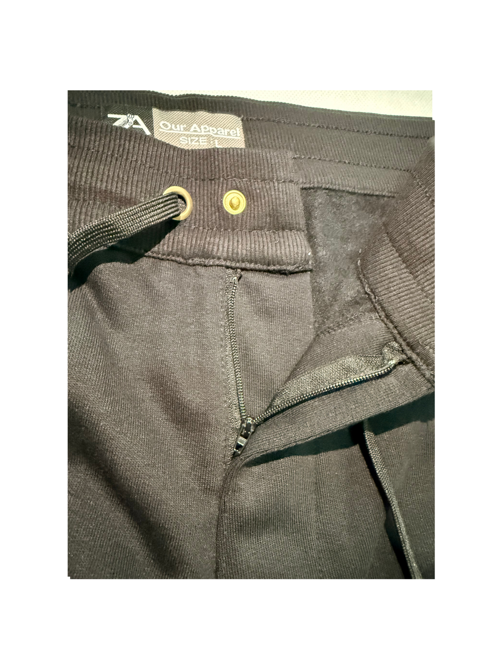 ZWEATS Zipper Sweatpants(loose straight jogger)