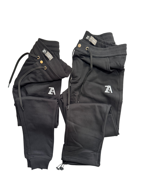 ZWEATS Zipper Sweatpants (tapered joggers)